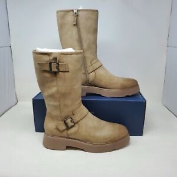 Dr. Scholl’s | VIP Mid-Calf Boots Taupe Various Sizes Available - Picture 6 of 8